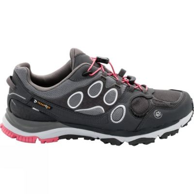 Jack Wolfskin Trail Excite Texapore Low - Női Futócipő - Sötét Szürke (Magyarország LUK591024)